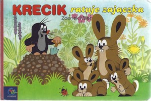 Krecik ratuje zajączka