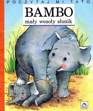 Bambo mały wesoły słonik