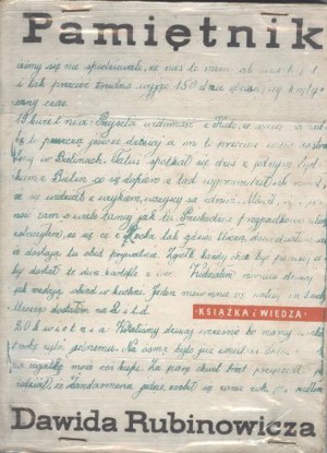 Pamiętnik Dawida Rubinowicza