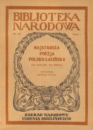 Najstarsza poezja polsko-łacińska