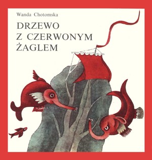 Drzewo z czerwonym żaglem